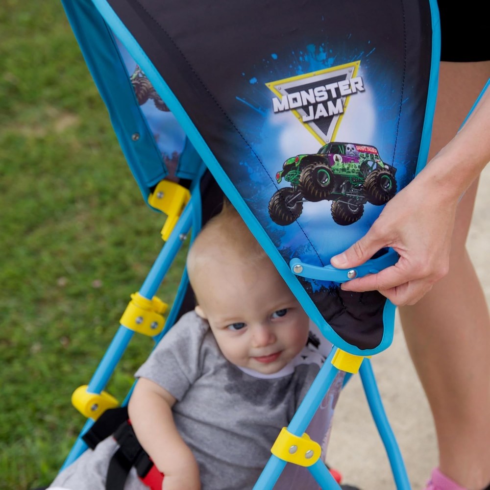 Monster Jam Foldable Baby Stroller Canopy Design