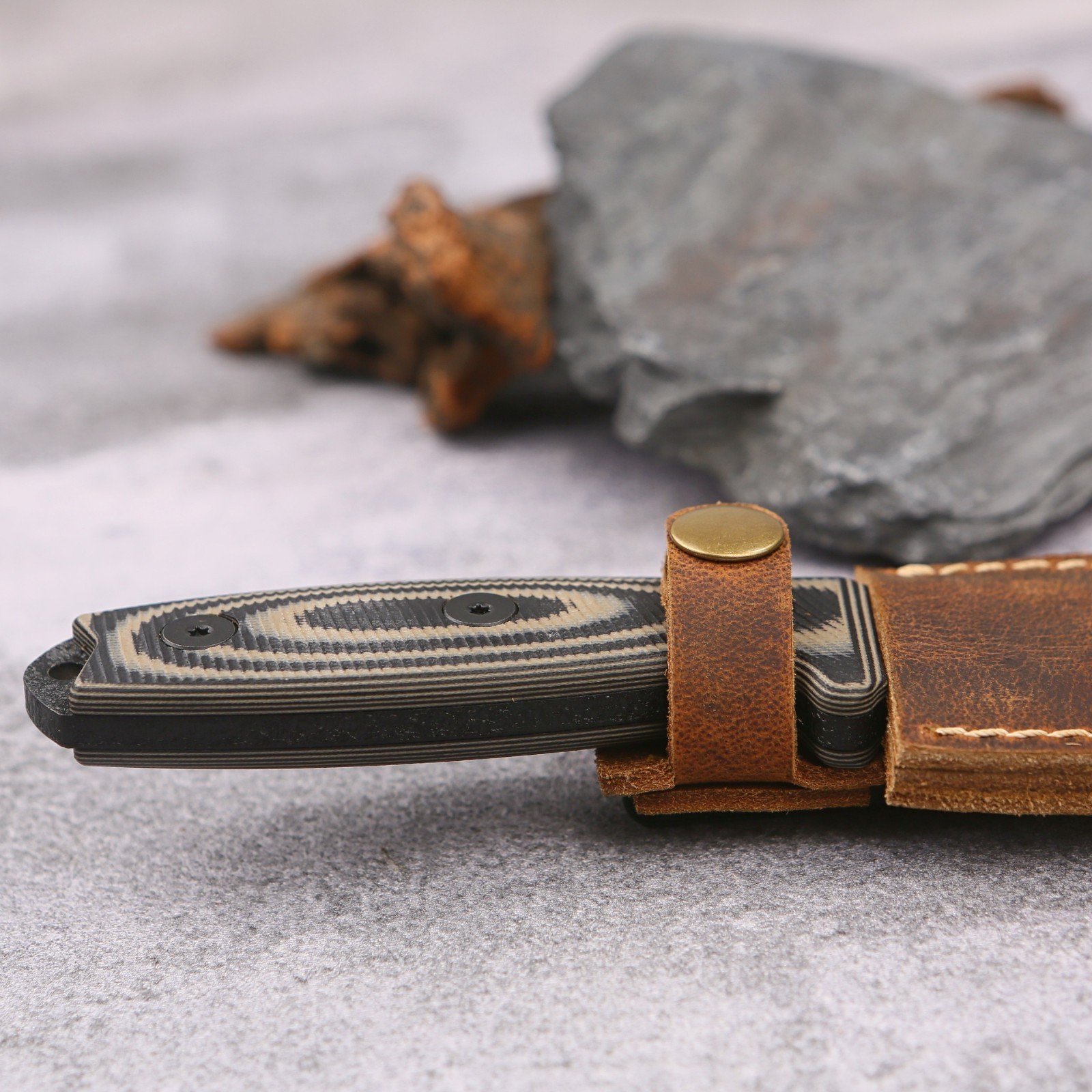 Custom leather sheath for ESEE 4 5 6 Fixed Blade Knife Sheath with belt clip