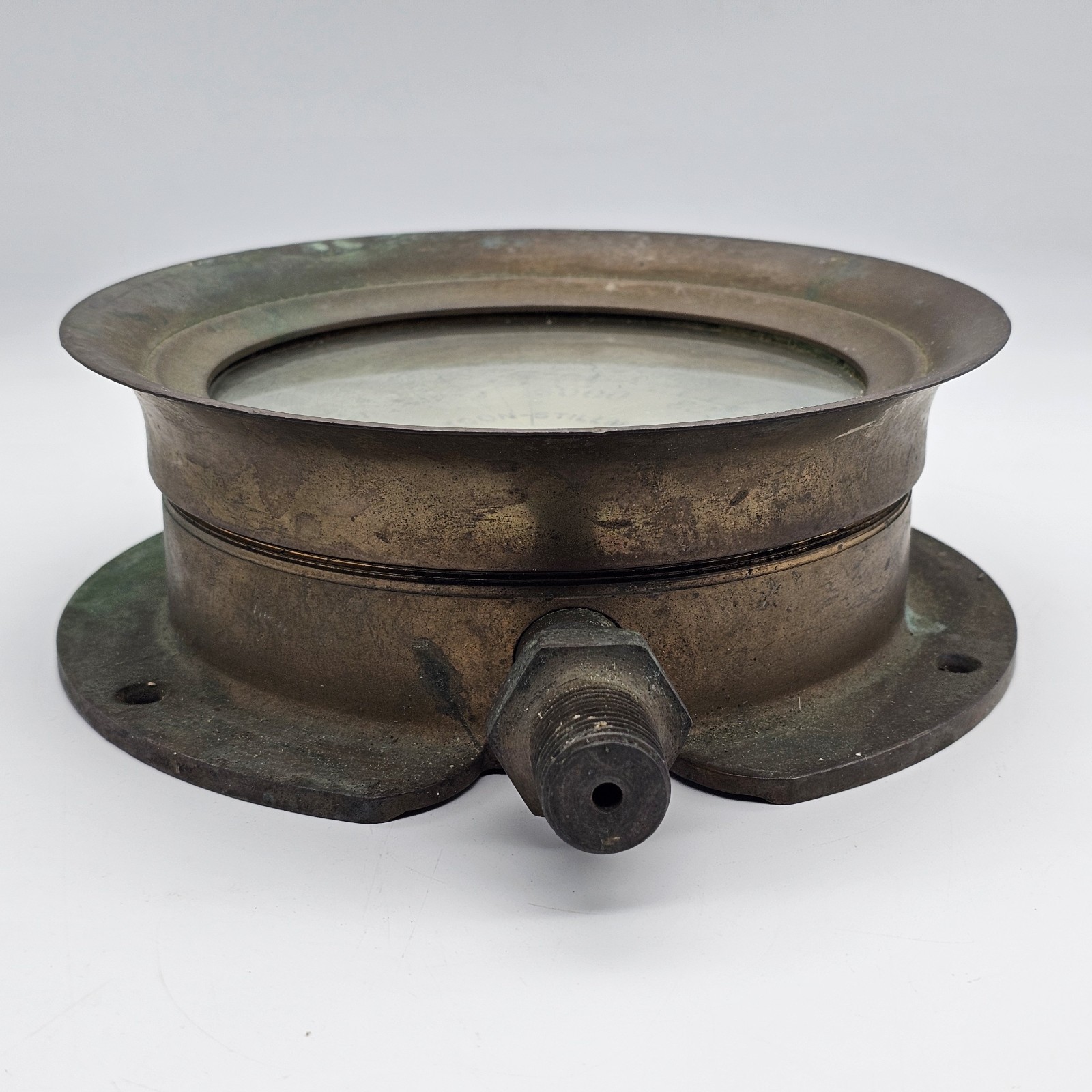 Watson Stillman Antique Brass Pressure Gauge 10,000 PSI