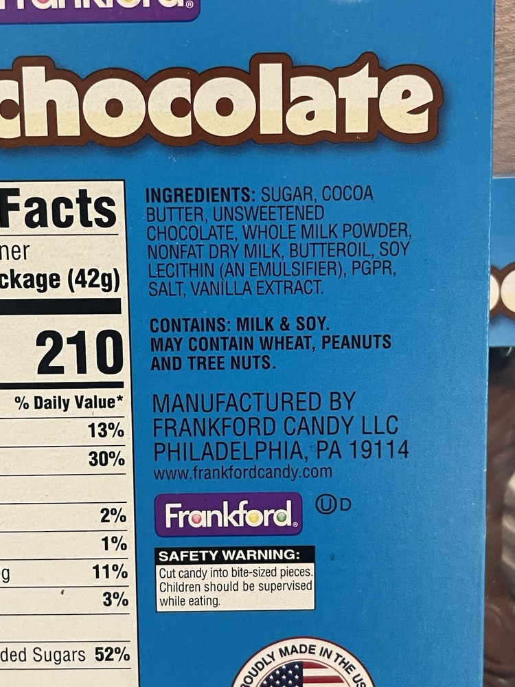 10 Frankford Easter Bunny Rabbit Milk Chocolate Solid BB 12/28