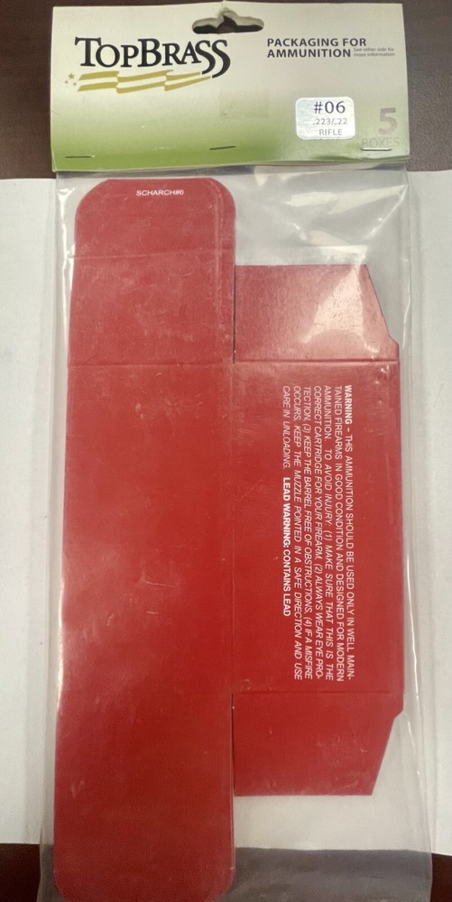 TOP BRASS Ammo Packaging #6 .223/.22