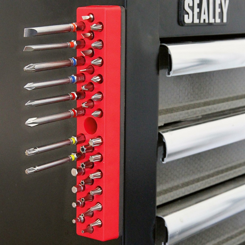 Sealey Bit Holder Magnetic Capacity 36 Bit Tool Storage
