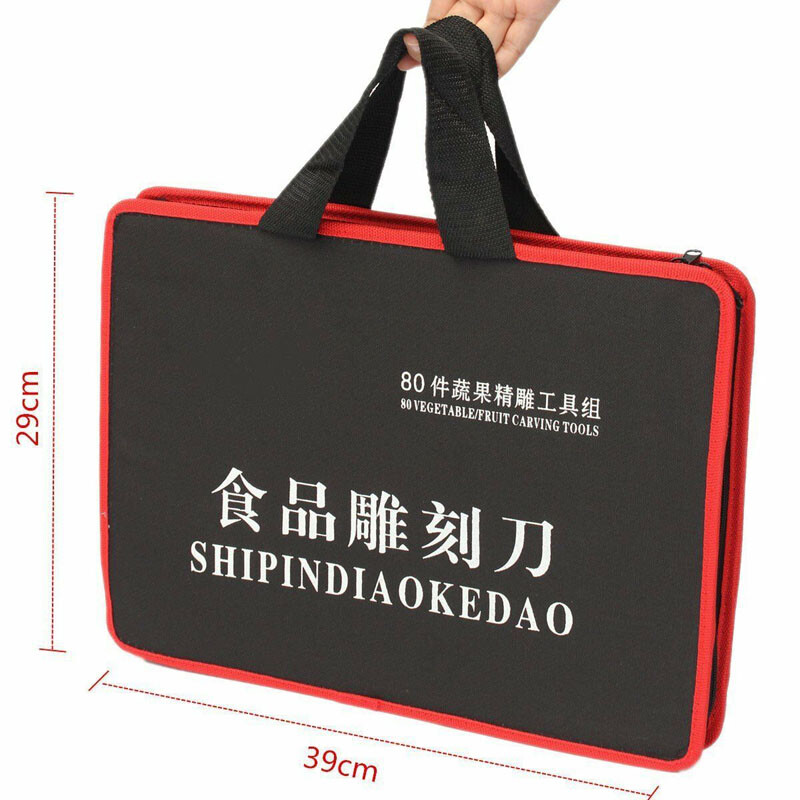 80 Pcs Portable Carving Set Sculpting Modeling Tools Kitchen Tool