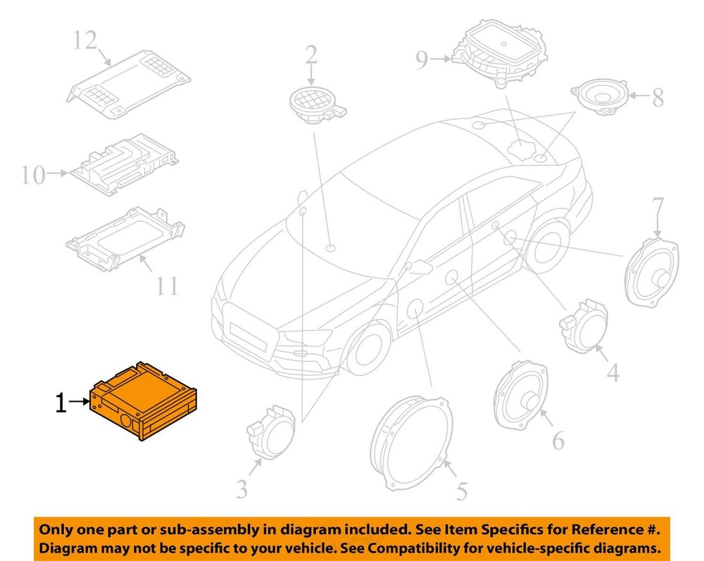 CONTROL PANEL OEM 15-18 A3 AUDI 1YR WRNTY