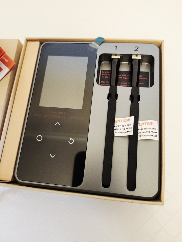 FM2205 Wireless Meat Thermometer Probe Plus 2 Probe APP COMPATIBLE Open Box