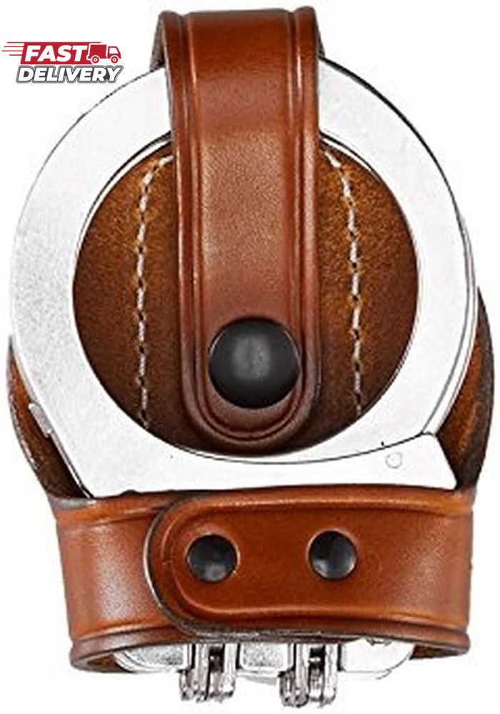 Aker Leather 603 Bikini Handcuff Case, Hinged