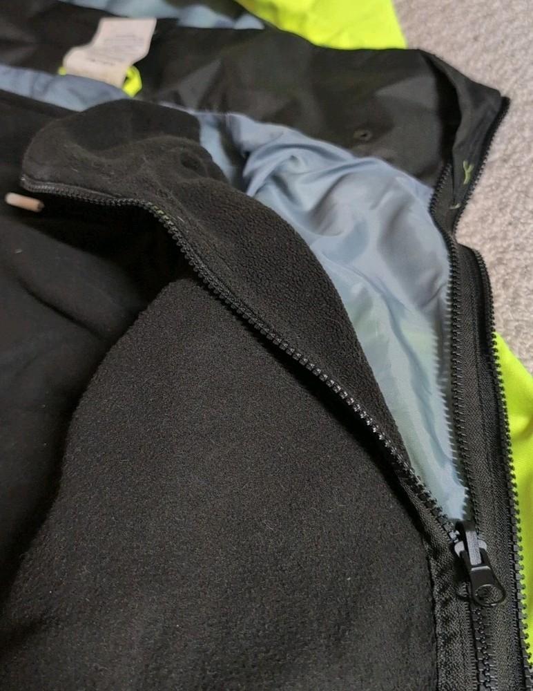 Occunomix Mens Medium Multi-Color 100% Polyester Zip Up Reflective Jacket 25