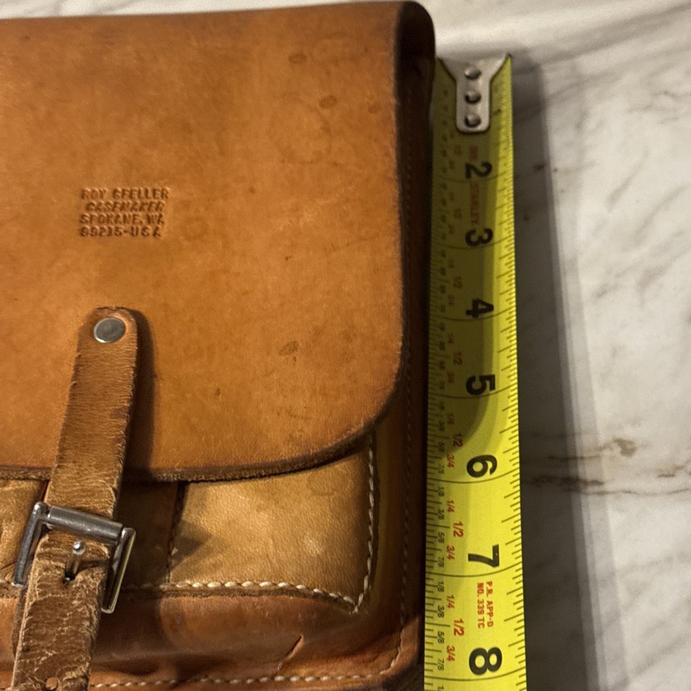Vintage Roy Gfeller Casemaker Leather Geoscience Field Case