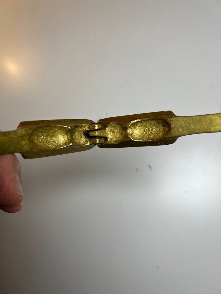 Antique Brass Nutcracker Austro-Hungarian Double-Headed Eagle Ornate Nut Cracker