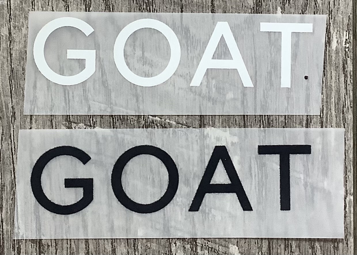 2022-23 PSG Football Sponsor GOAT sleeve logo patch