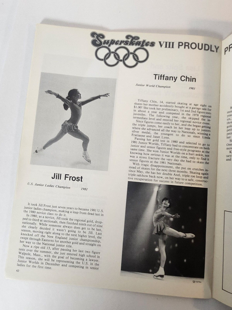 SUPERSKATES VIII 1981 Madison Square Garden program