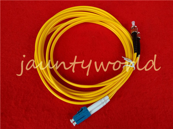 1PCS 3M LC-ST Duplex Singlemode Fiber Optic Patch Cable Cord Jumper