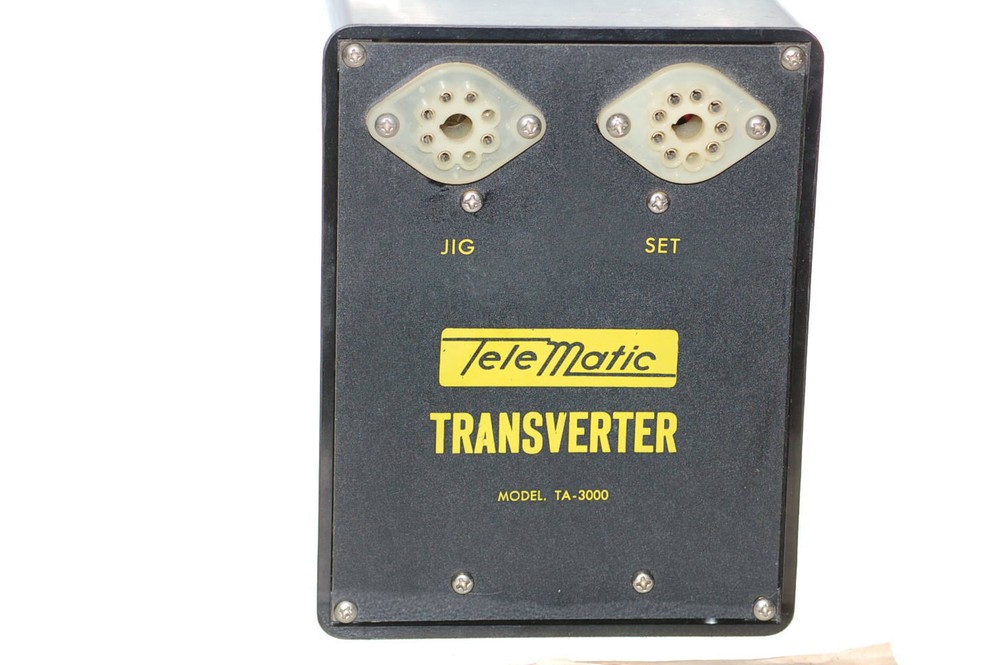 Vintage 1960's TELEMATIC TA3000 Transverter Original Box Solid State TV Testing