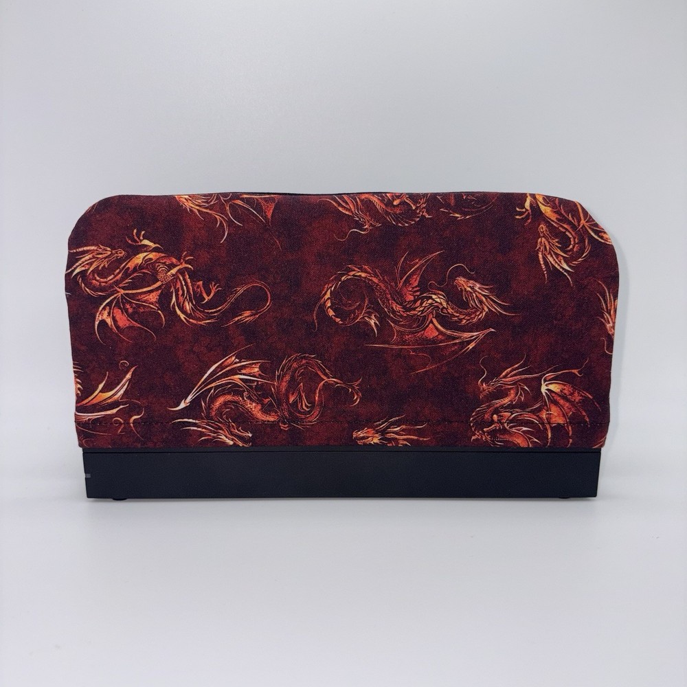 Nintendo Switch 2 Dock Cover Dragons Red Art  Screen Protector Dock Sock