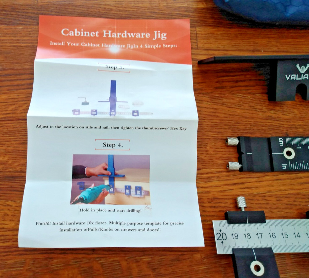 VALIANT Cabinet Hardware Jig Set and Case