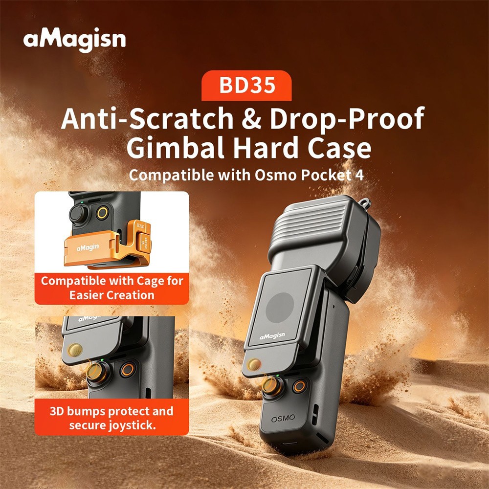 Camera Gimbal Lens Screen Scratch-resistant Protective Case for DJI Pocket 4