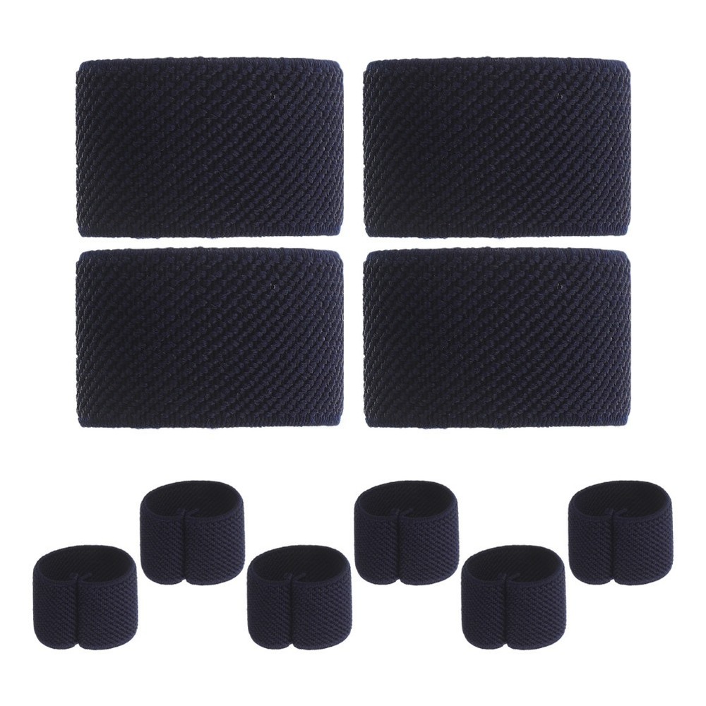 10pcs Elastic Belt Keepers: Nylon Belt Loop Strap, Utility Loop Stays, Webbing