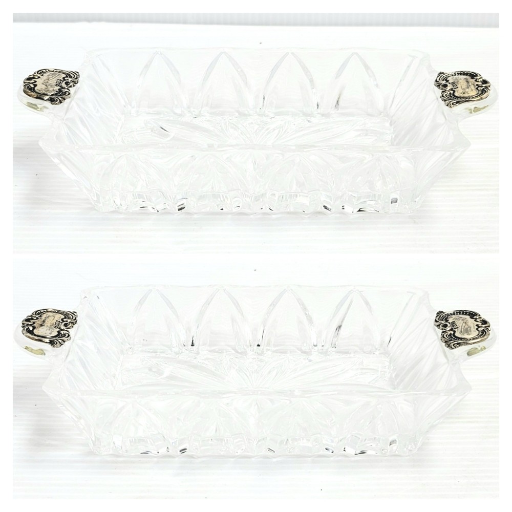 CHRISTOPH WIDMANN Crystal Tray Elegant Serving Plate Made in Germany