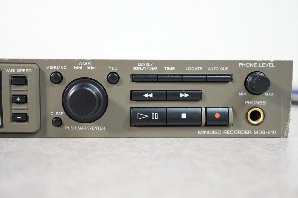 SONY MDS-E10 Professional MD Recorder Player Operation Confirmed