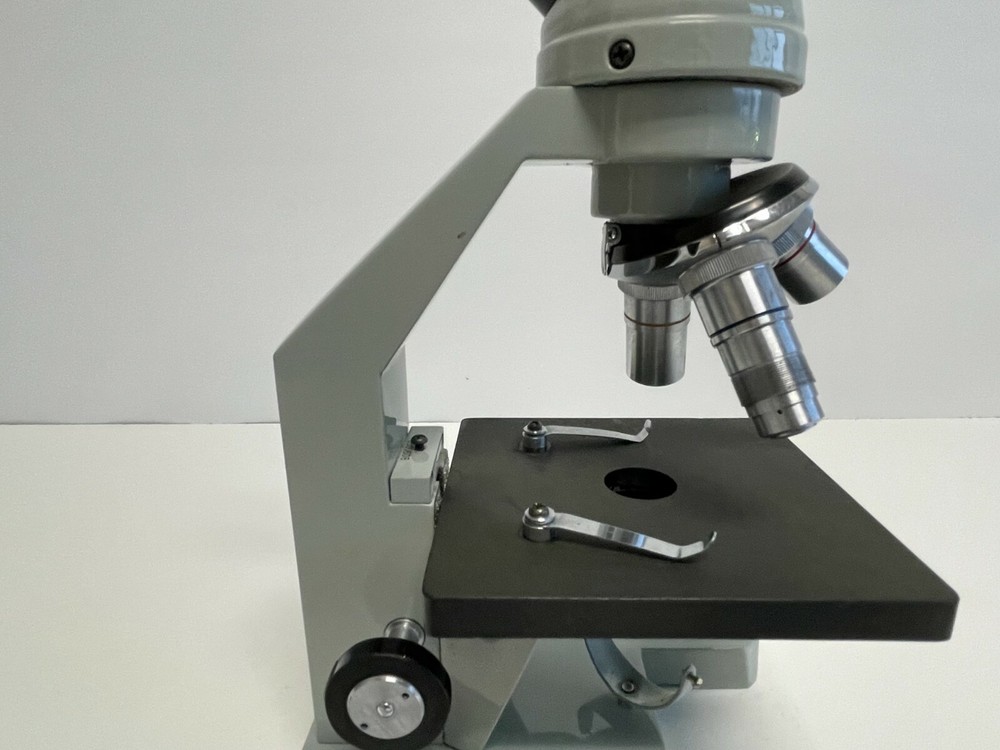 Vintage SPI 1848 Microscope w/ Eyepiece and Objectives