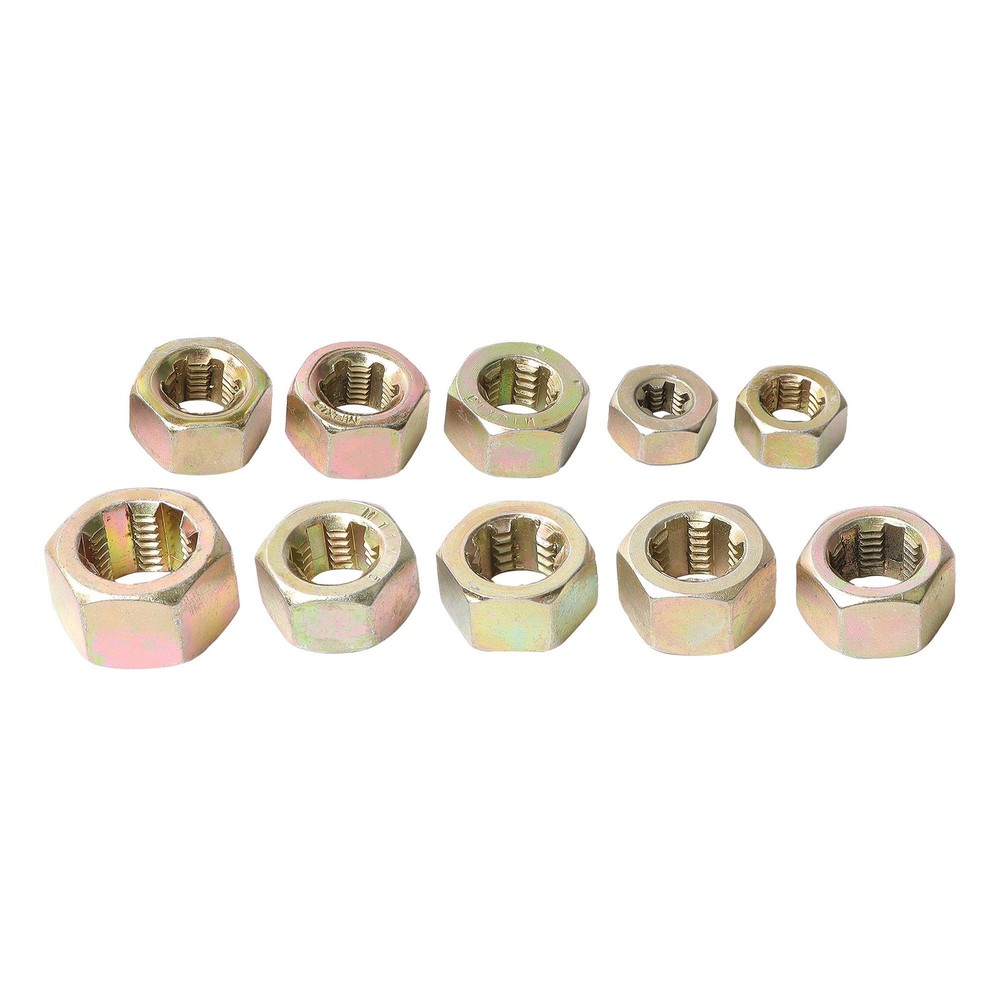 49PCS Thread Chaser Tools Set UNC UNF Metric Thread Restorer Tool Rethreading