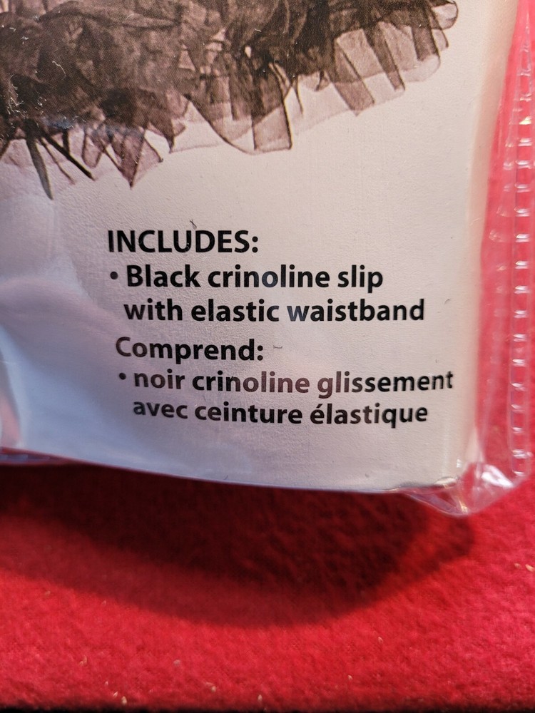 Forum Novelties Black Crinoline Slip