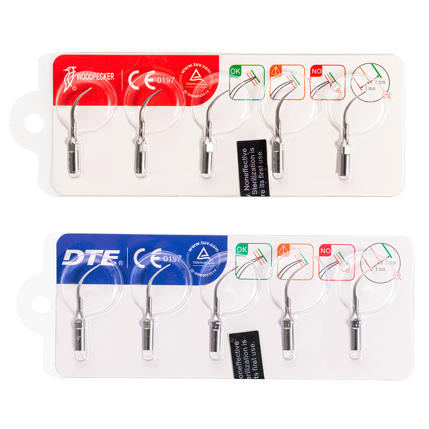 Dental Ultrasonic Piezo Scaler Tips P1 / PD1 Fit Woodpecker EMS / DTE SATELEC