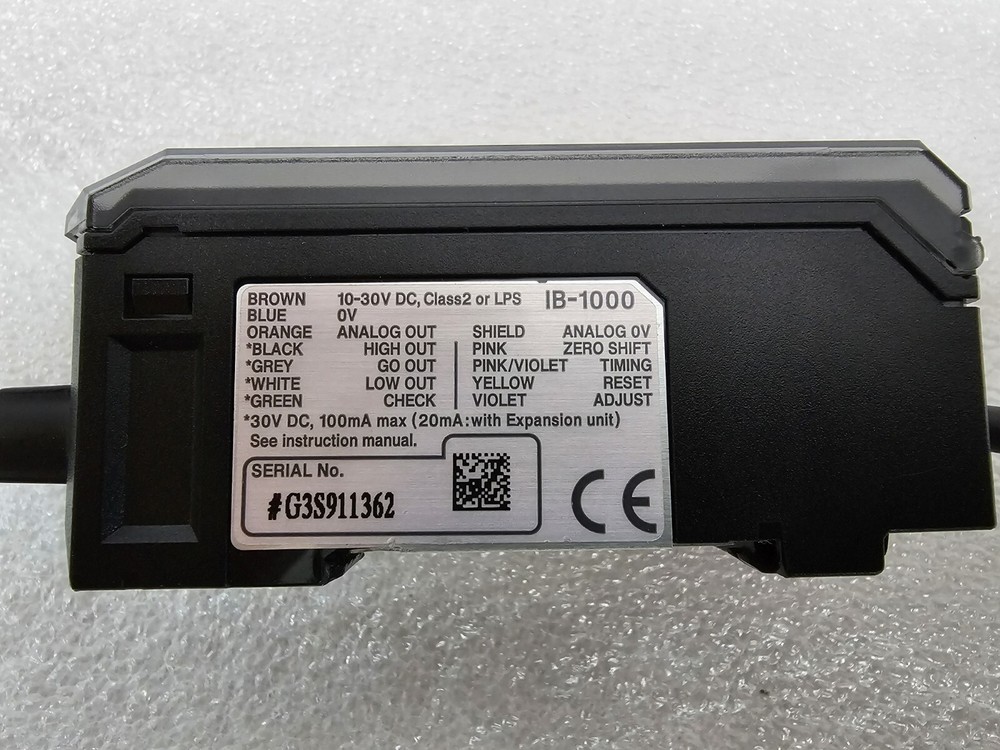 KEYENCE IB-1000 LASER AMPLIFIER UNIT