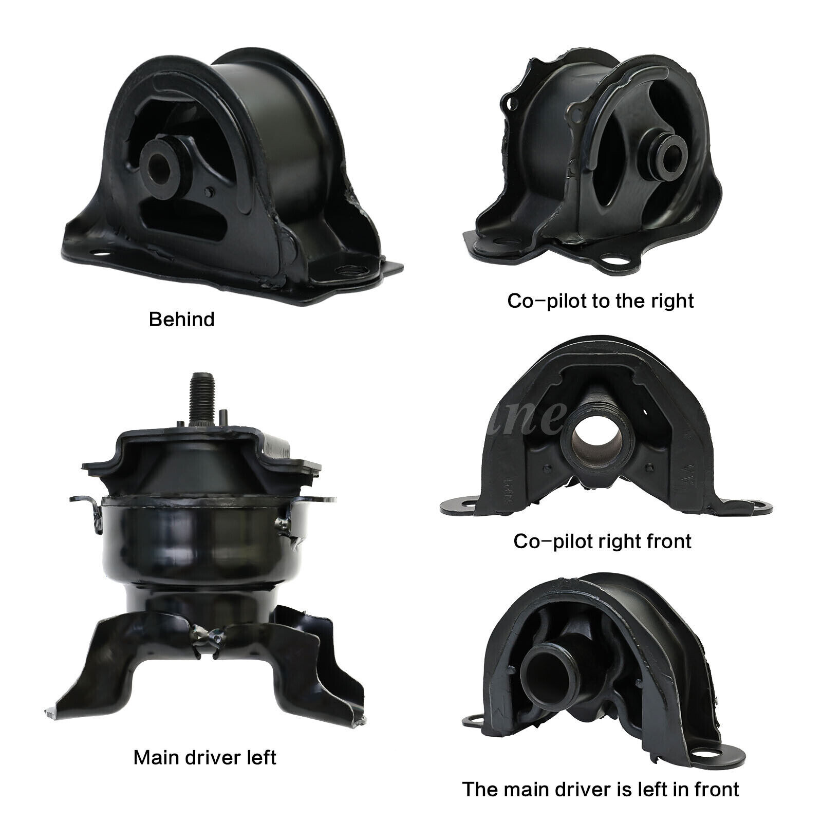 5pcs Engine Motor & Transmission Mount for 1997-2001 Honda CR-V CRV 2.0L