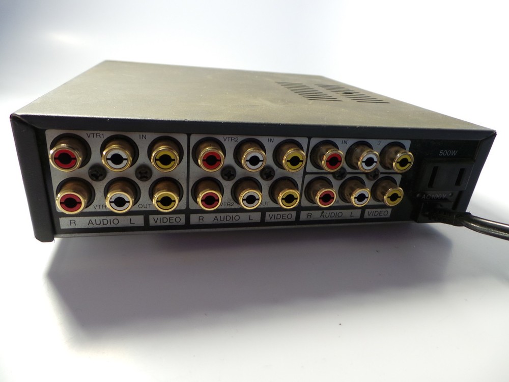 VTG MASPRO DSW32MICAV AV COMPONENT SELECTOR SWITCH DUBBING CAPABILITY JAPANESE