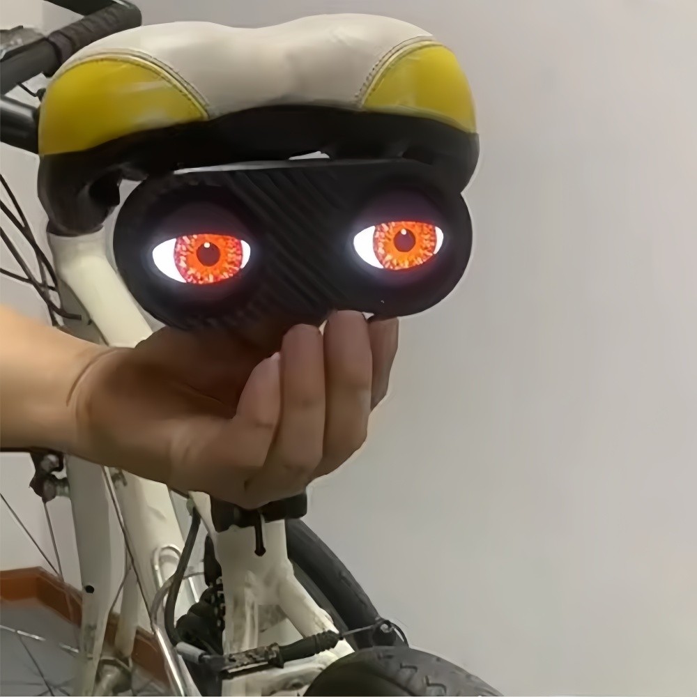 LED Bicycle Bike Devil's Eye Dynamic Lights Tail light USB Recharge Programmable