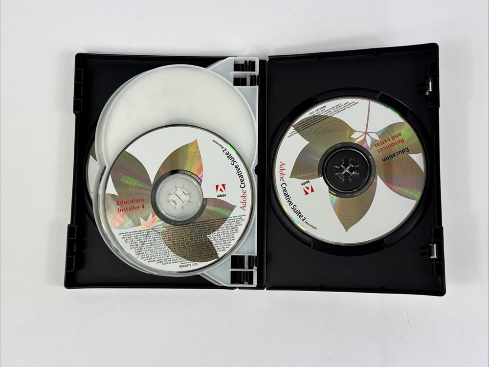 Adobe Creative Suite 2 Premium Education for Mac - 6 Disc Set -w/ Serial