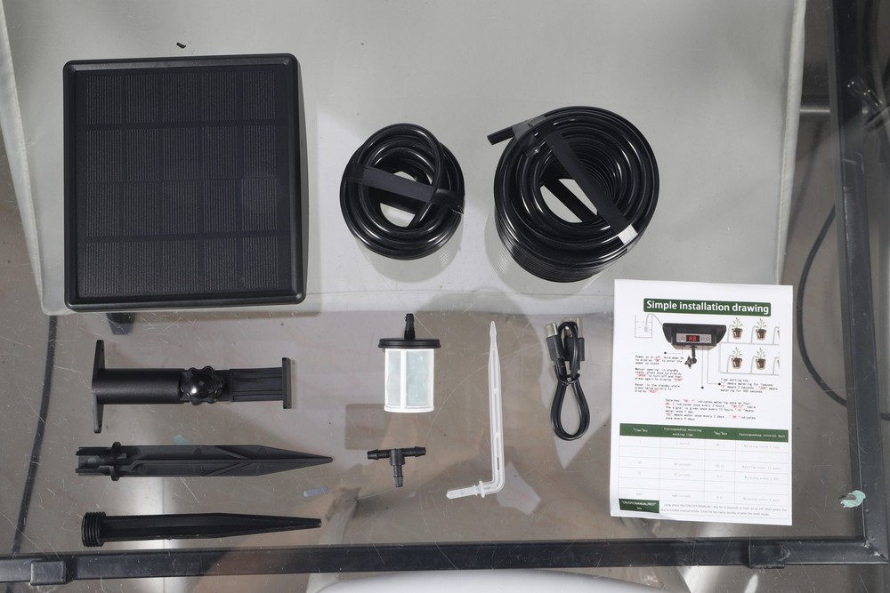 Solar-Powered Drip Kit - Garden Irrigation Solution