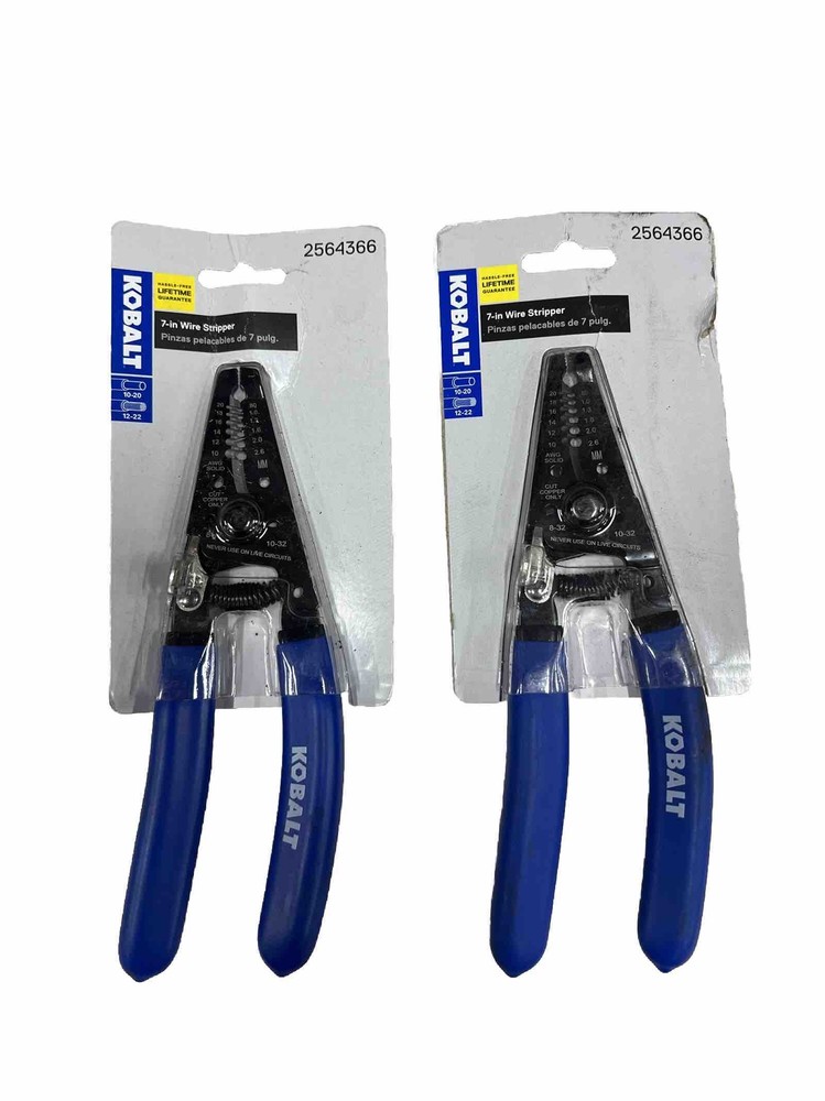 KOBALT 2564366 7-Inch Multi-Purpose Wire Stripper (2 PACK)
