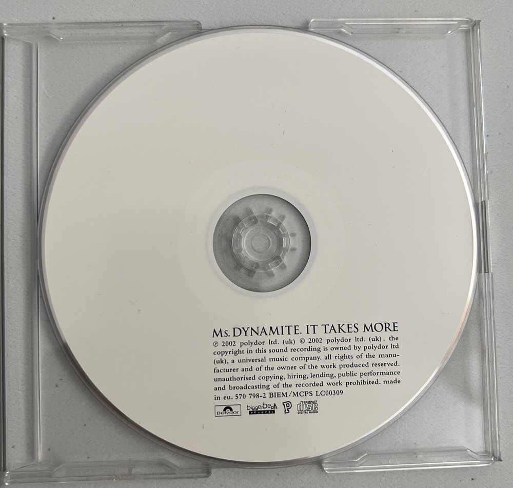 MS DYNAMITE It Takes More CD Single Enhanced CDS 2002 EX/NM