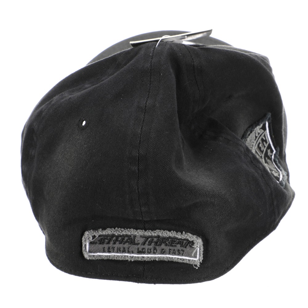 Black Lethal Threat Crash N' Burn Hat