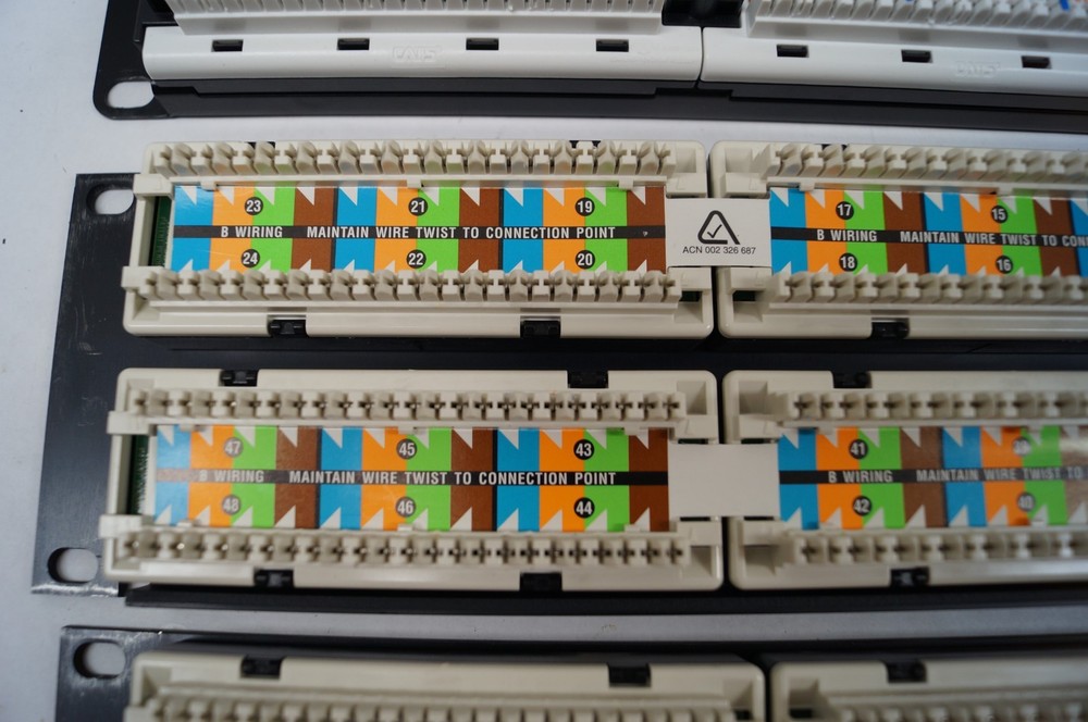LOT (3) ICC Lucent Cat5e Patch Pack 1100PSE Power Sum Panels WORKING B343