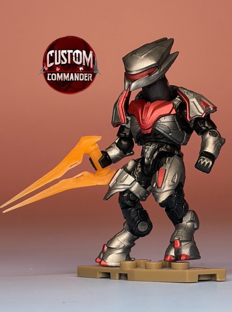 Mega Construx Custom Halo Elite Silent Shadow Minifigure Painted