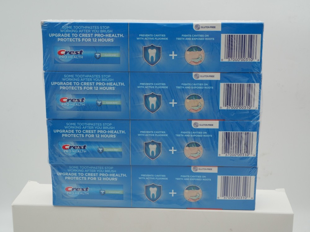 Crest Cavity Protection Toothpaste Regular Paste 8.2 oz – Pack of 4