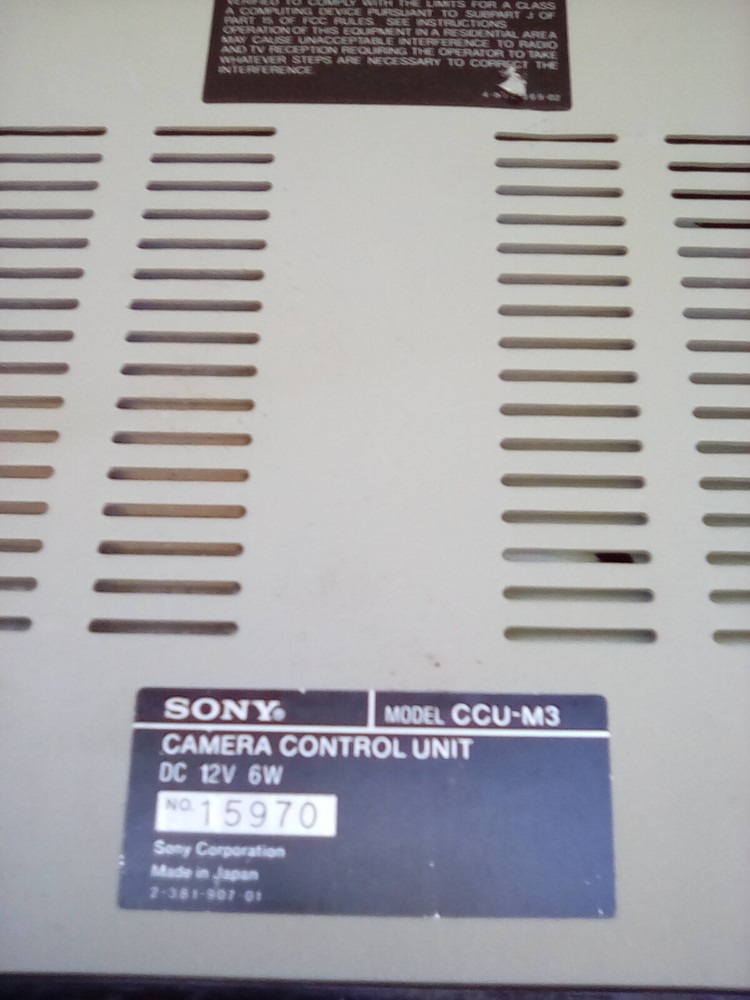 Sony Camera Control Unit CCU-M3