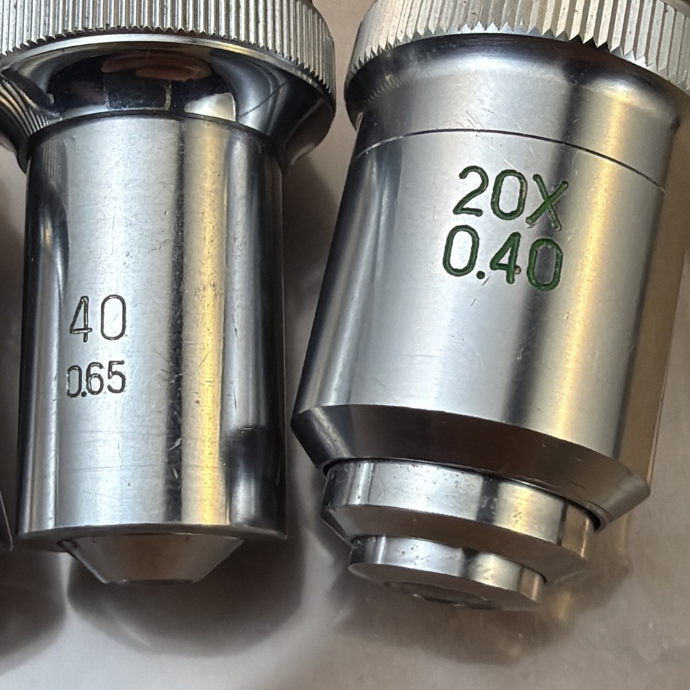 Edscorp Microscope Objective Lot 5x 10x 20x 40x Japan