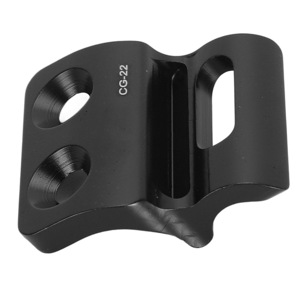 Black Front Derailleur Hanger Aluminium CNC Processing Anodic Oxid