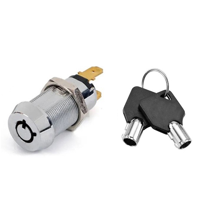 25 ON/OFF Lock Switch Electronic Key Switch Lock Keyed Alike Removable in On/Off