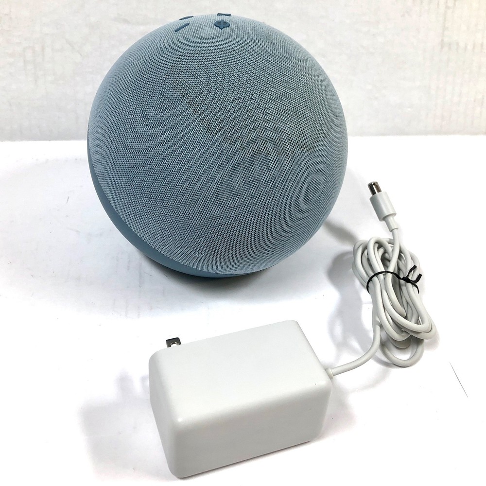 Amazon Echo 4th Gen Bluetooth Smart Speaker L4S3RE – Blue Acceptable