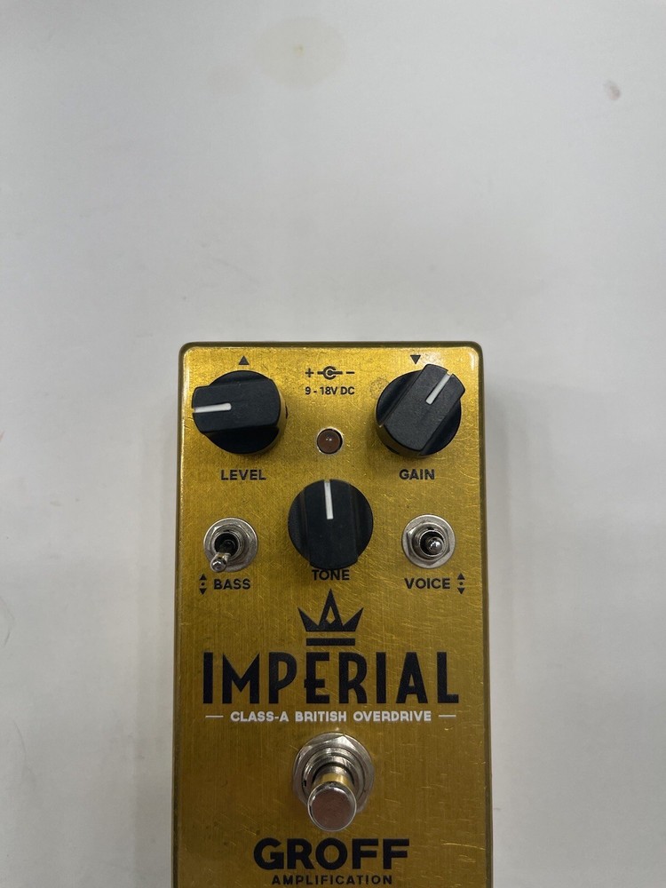Groff Amplification Imperial Class A British Overdrive Guitar Effect Pedal