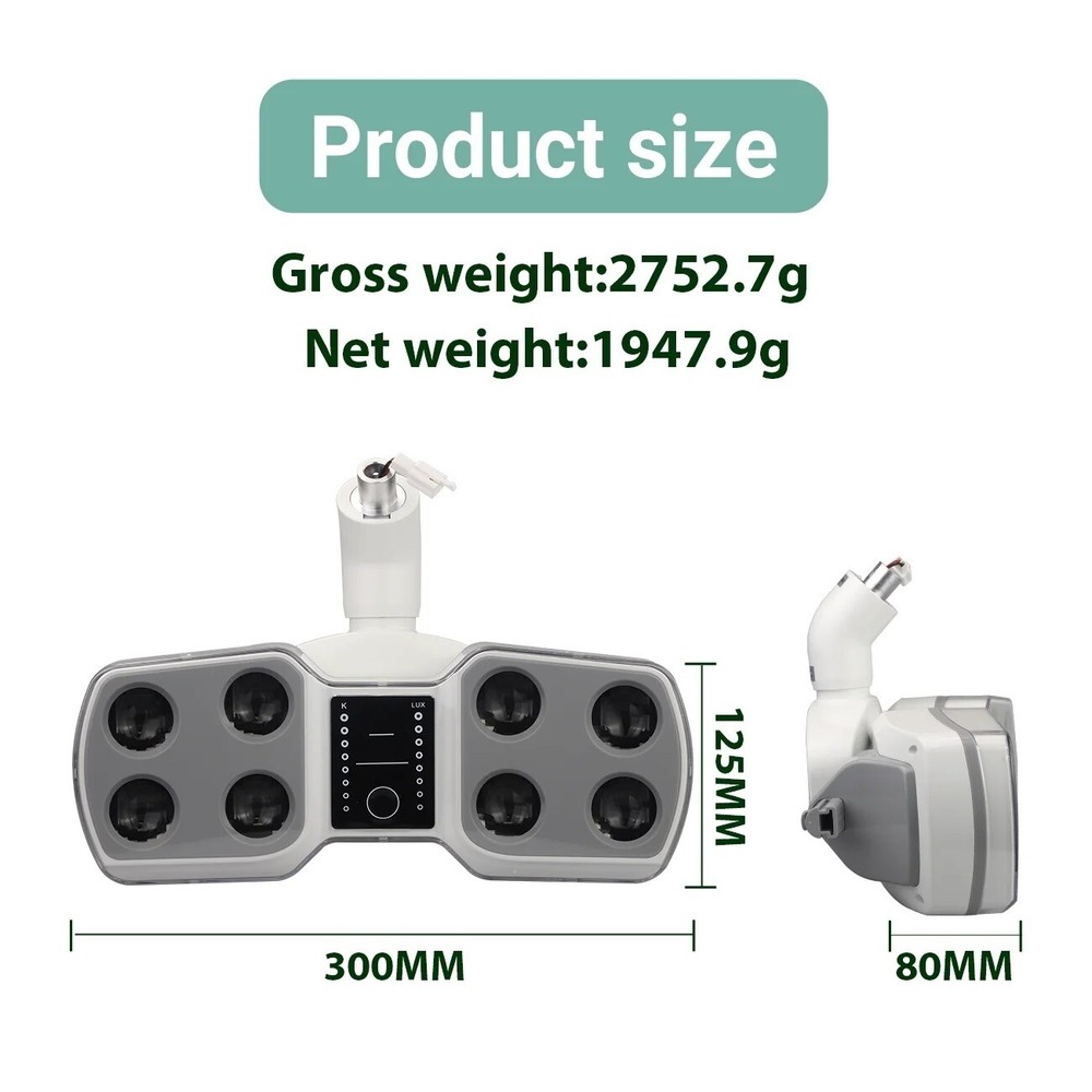 Dental Surgical LED Operation Light Sensor Switch Dual Color Adjustable 26mm