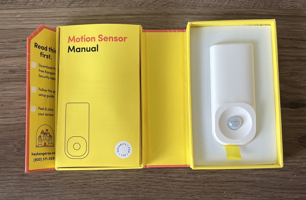 Kangaroo Motion Sensor Home Security System, New In Open Box, Unused