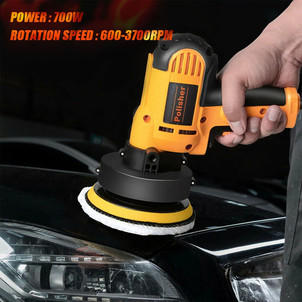 Car Polisher Buffer Sander Polishing Machine Kit Waxing Tool 5" Buffing Pad Set