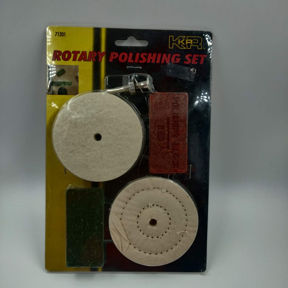 KR Tools Rotary Polishing Set New Sealed