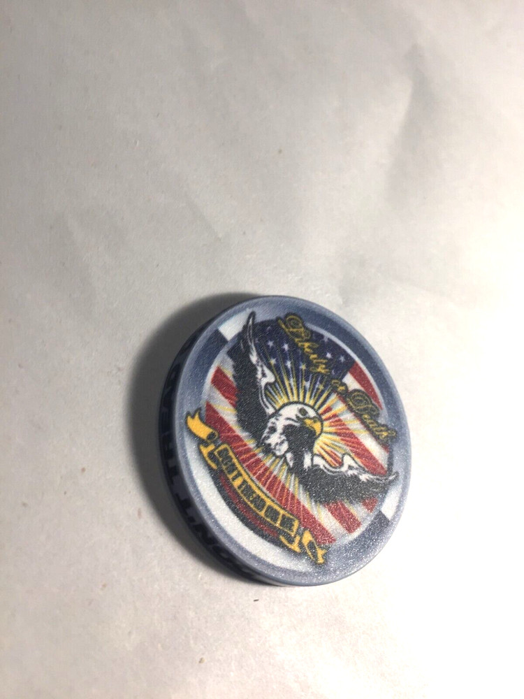 US Military "Don't Thread on Me" (plastic medallion) 1-3/4"